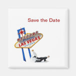 Save the Date Las Vegas Magnet