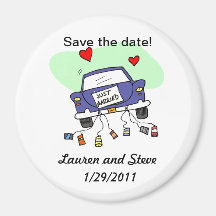 Save the date magnet