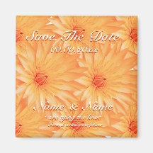 Save the date magnet invitations - customisable