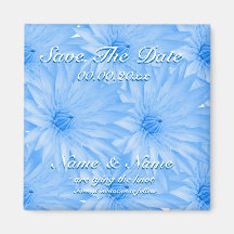 Save the date magnet invitations - customisable
