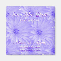 Save the date magnet invitations - customisable