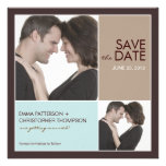 Save the Date Modern Blocks Photo Announcement