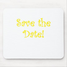 Save the Date Mousepad