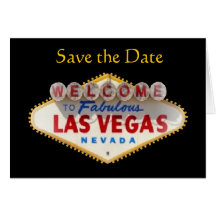 Save the Date New Las Vegas Logo Card