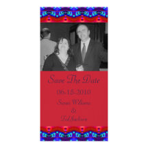 save the date photo card template