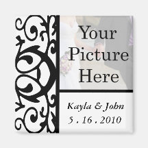 Save The Date Photo Magnet