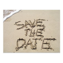 Save the Date post-card Post Card