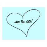 save the date postcard