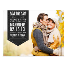 Save The Date Postcard