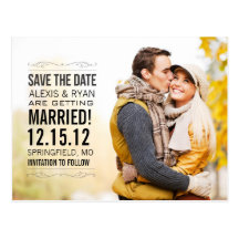 Save The Date Postcard
