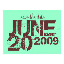 Save the Date Postcard
