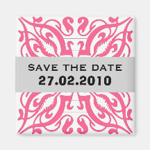 SAVE THE DATE REFRIGERATOR MAGNET