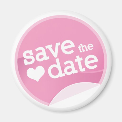 save the date refrigerator magnets