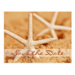 Save the Date Starfish Postcard