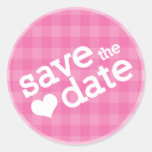 save the date sticker