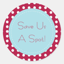 Save the Date Stickers