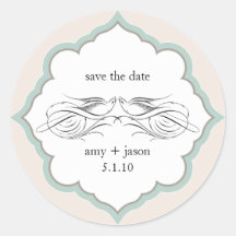 save the date stickers