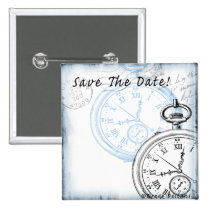 Save the Date Timepiece Pocketwatch Design buttons