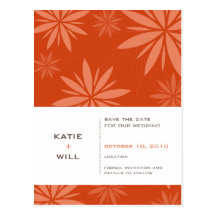 SAVE THE DATE :: vitality rust Post Cards