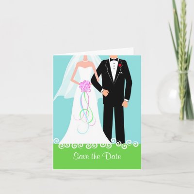 Save the Date Wedding Card by SquirrelHugger