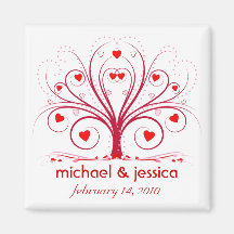 Save the Date  - Wedding Favour - Magnet
