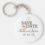 Save the Date Wedding Key Chain Bride