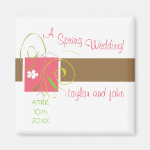 Save the Date - Wedding Magnet
