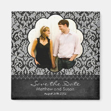 Save the Date Wedding Magnet