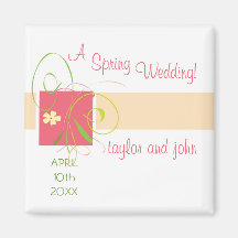 Save the Date - Wedding Magnet