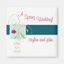 Save the Date - Wedding Magnet