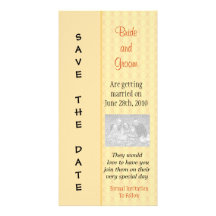 Save The Date Wedding Photo Card template