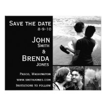 Save the Dates Customisable Wedding Invitations