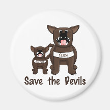 Save the Devils Fridge Magnet