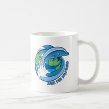 Save the Dolphins Coffee Mug