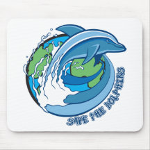 Save the Dolphins Mouse Mat