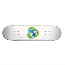 Save the Earth and Recycle Skate Board Deck