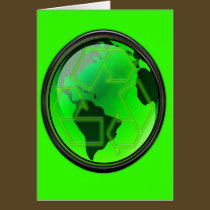 Save the Earth-Recycle-GoGreen cards