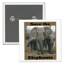 Save the Elephants Pin