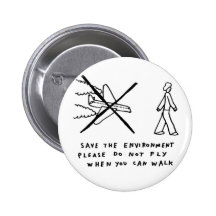 Save the environment pinback buttons