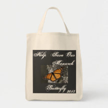 Save the Monarch Butterfly Tote Bag