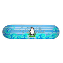 Save the Penguins Skate Boards