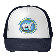 Save the Polar Bears Mesh Hat
