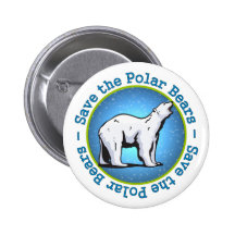 Save the Polar Bears Pin