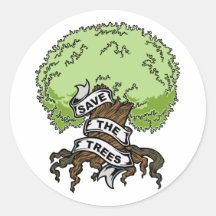 Save The Trees Sticker