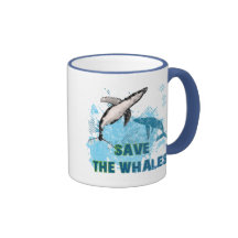 SAVE THE WHALES COFFEE MUGS