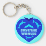 SAVE THE WHALES KEY CHAIN