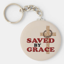 SAVED BY GRACE KEYCHAIN