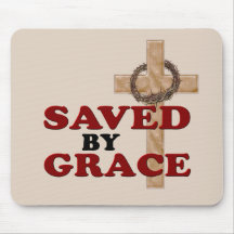 SAVED BY GRACE MOUSEPAD