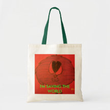SAVING THE WORLD TOTE BAGS