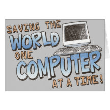 Saving theWorld Greeting Cards